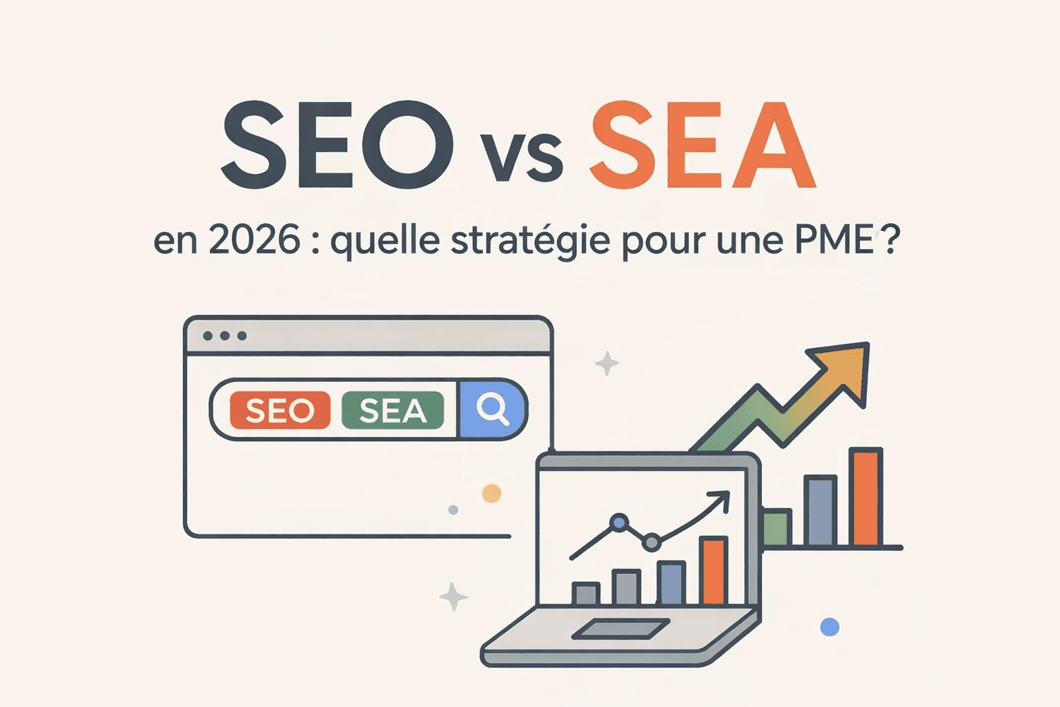 SEO vs SEA en 2026 : quelle stratégie PME ?