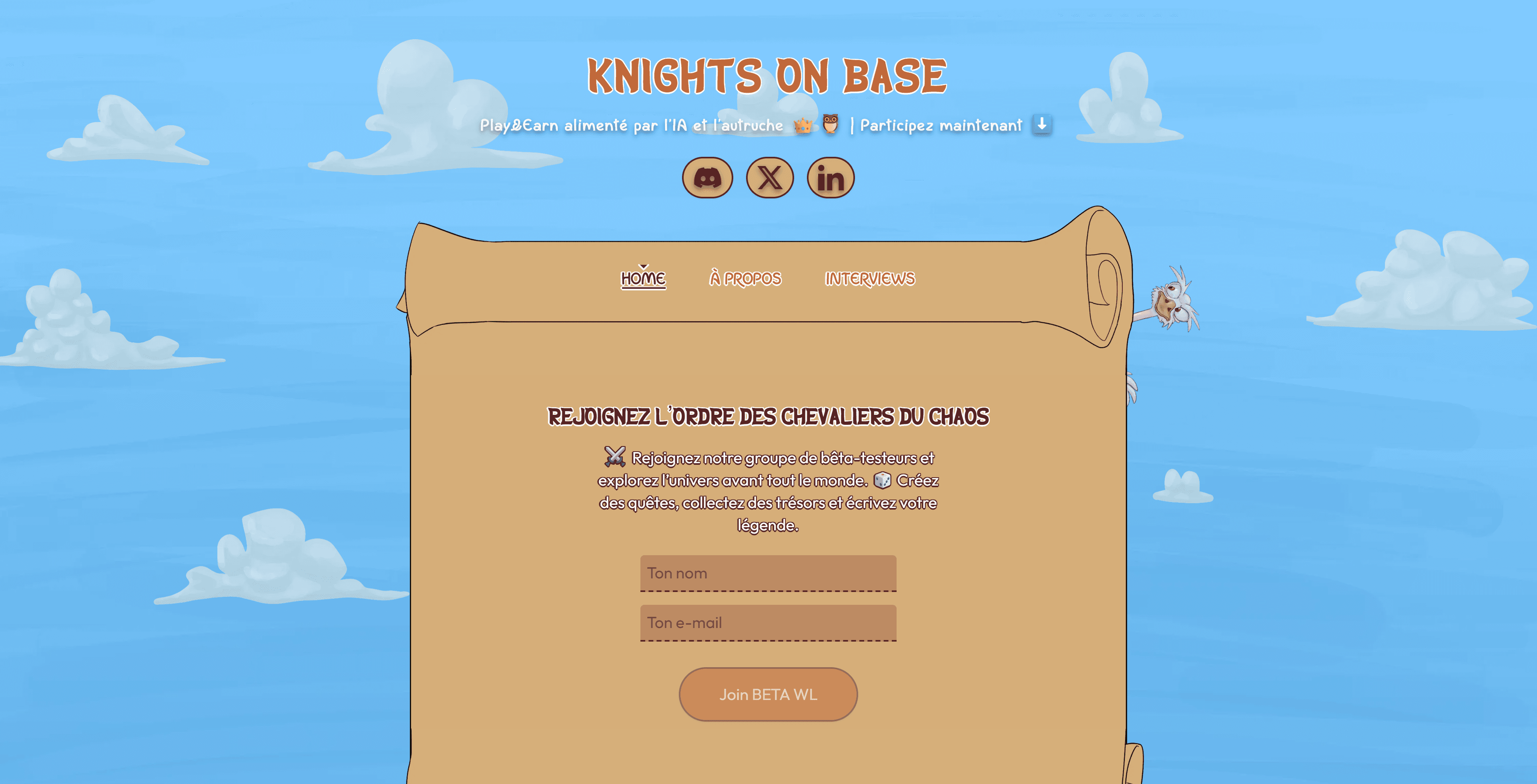 Knights On Base — Vitrine Digitale Immersive