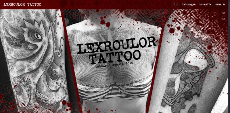 LexRoulor — Site Vitrine Artiste Tatoueur