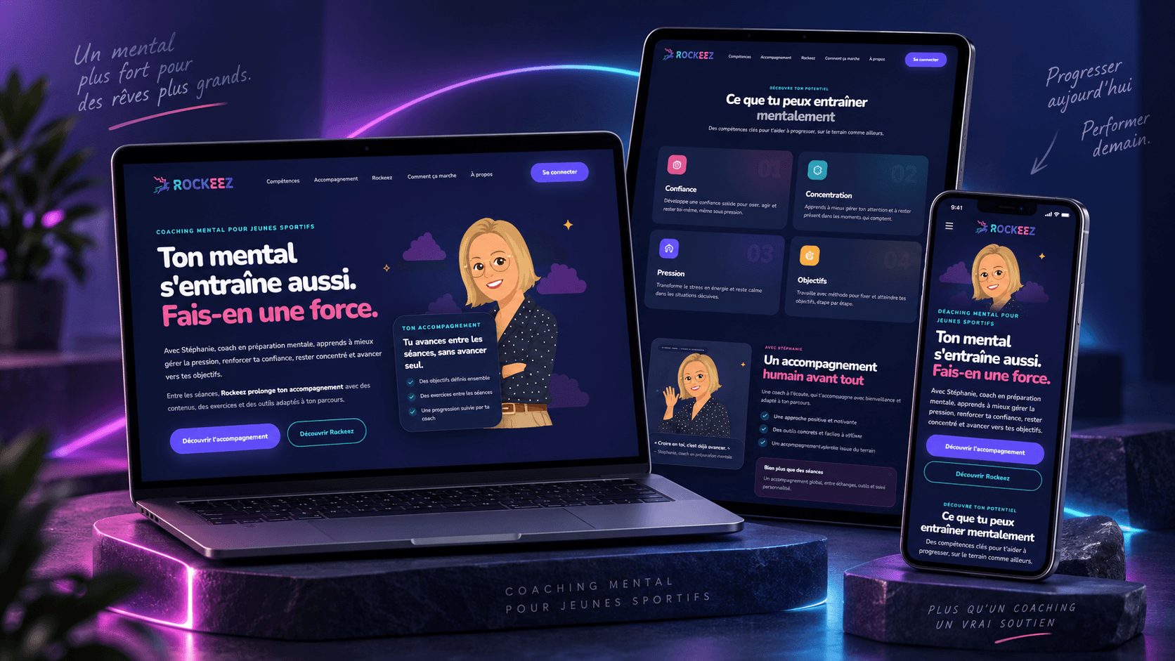 Rockeez — PWA de Coaching Mental Gamifiée